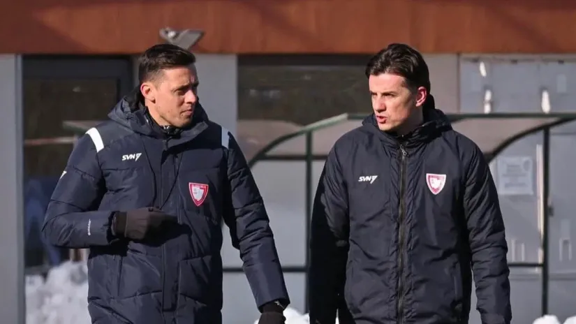 Uroš Matić i Miloš Obradović (©FK Jedinstvo Ub)